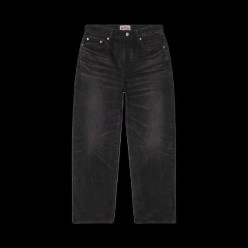 Stussy Big Ol' Jean Vintage Wash Denim Black