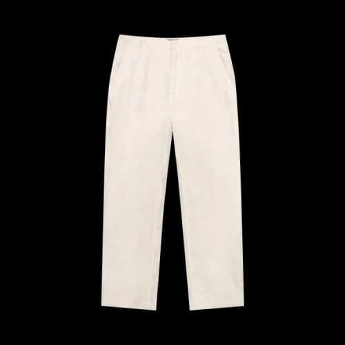 Stussy Relaxed Textured Linen Trouser Bone