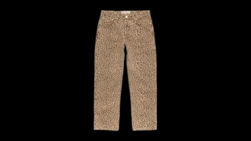 Stussy New Classic Denim Jean Leopard