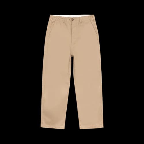 Stussy Chino Wide Leg Trouser 'Khaki'