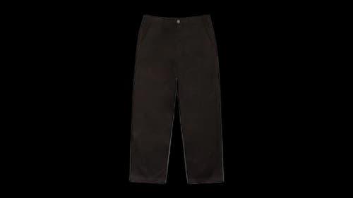 Stussy Chino Wide Leg Trouser Black