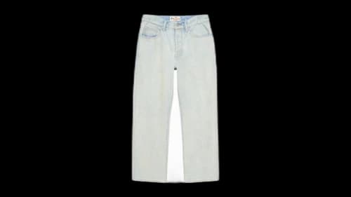 Stussy New Classic Pigment Coated Denim Jean Light Wash