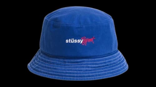Stussy Sport Bucket Hat Navy