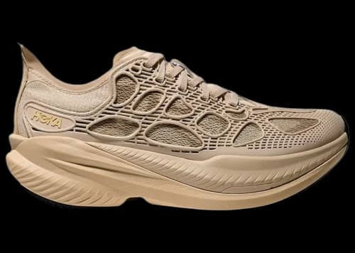 Hoka One One Mach X Caged Cream Split Pea