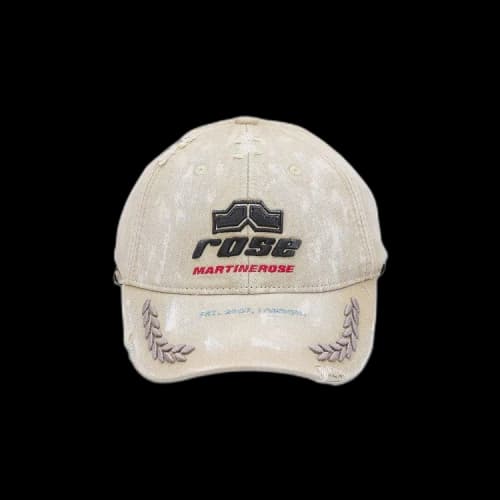 Martine Rose Rolled Back Cap 'Beige'