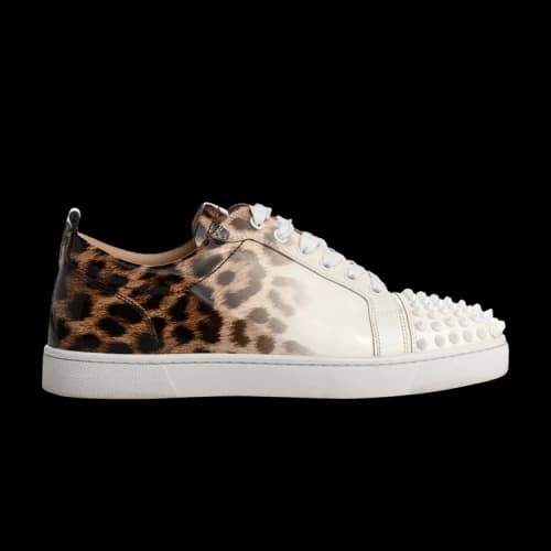 Christian Louboutin Louis Junior Spikes Flat 'Leopard'