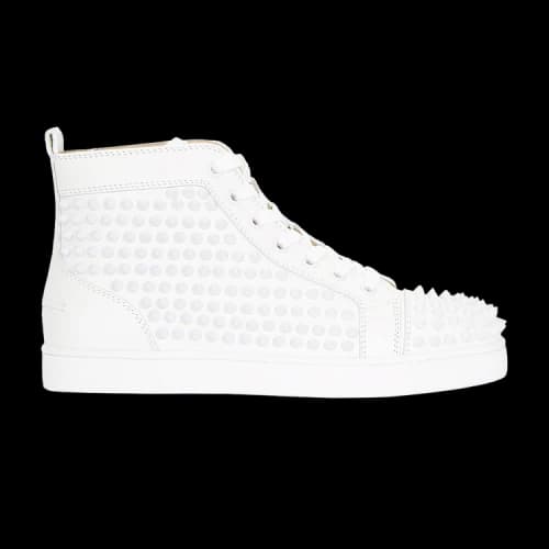 Christian Louboutin Louis Flat Calf Spikes 'Latte'