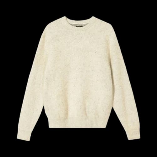 Stussy 8 Ball Heavy Brushed Mohair Sweater 'Cream'