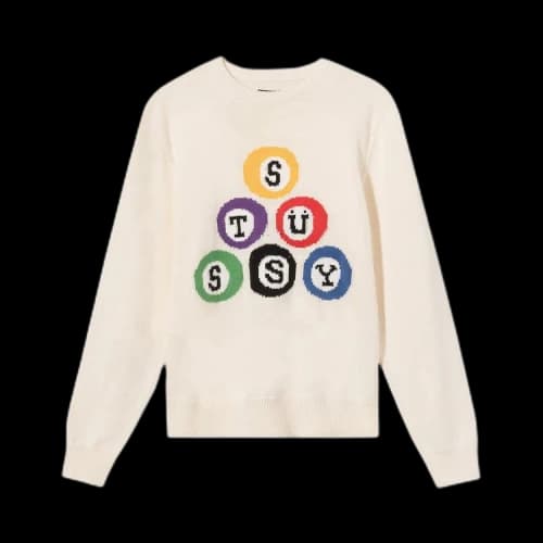 Stussy Billiard Sweater 'Natural'