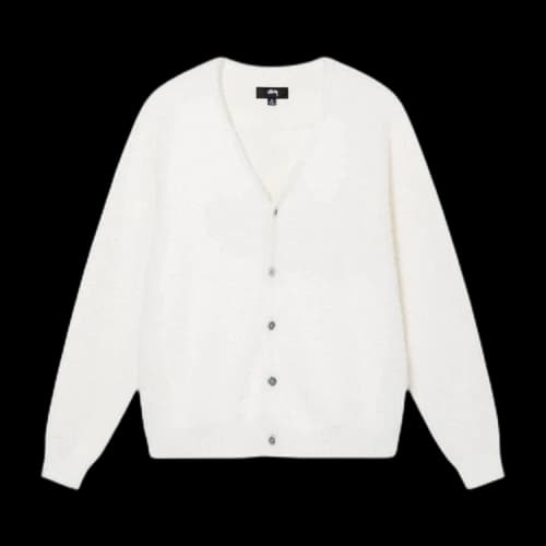 Stussy Shaggy Cardigan 'Bone'