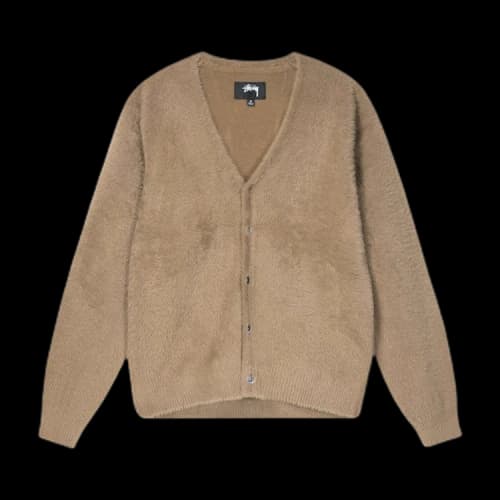 Stussy Shaggy Cardigan 'Taupe'