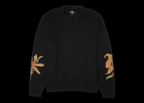 Stussy Orchid Knit Sweater Black