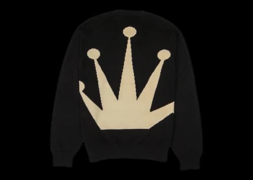 Stussy Bent Crown Knit Sweater Black