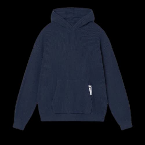Stussy Cotton Knit Hood Navy