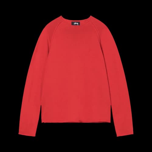 Stussy Exposed Seam Sweater 'Red'