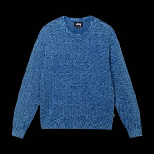 Stussy Strand Sweater Blue