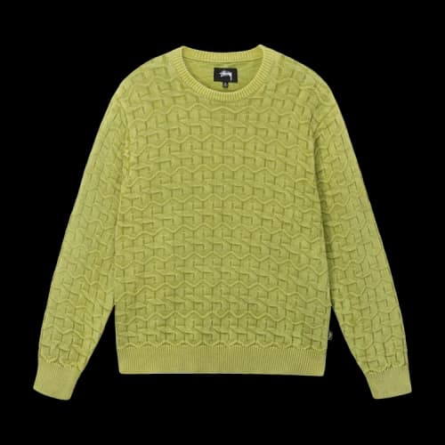 Stussy Strand Sweater 'Lime'