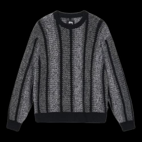 Stussy Baja Loose Gauge Sweater 'Grey'