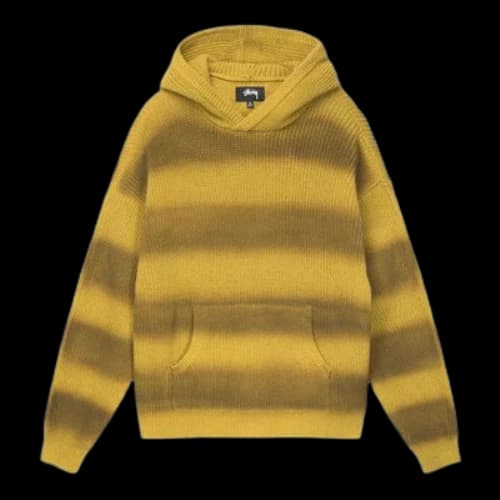 Stussy Spray Dyed Hoodie 'Yellow'