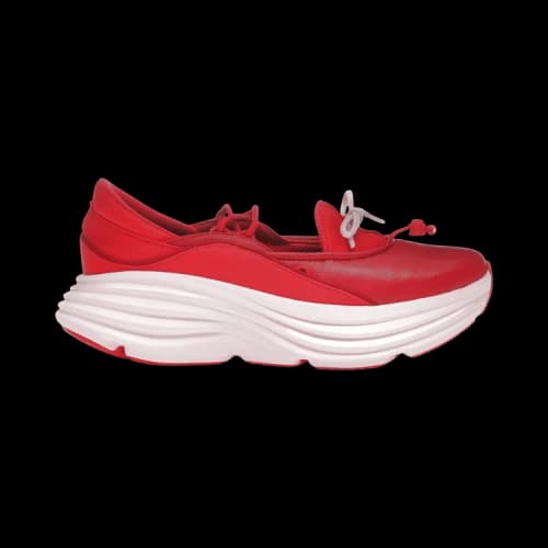 Hoka One One Bondi Mary Jane Cerise Rose Tea