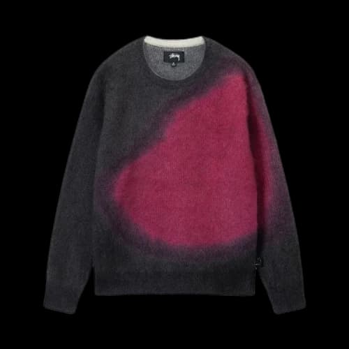 Stussy Brushed Dot Sweater Black