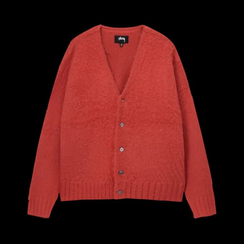 Stussy Brushed Cardigan 'Charcoal'