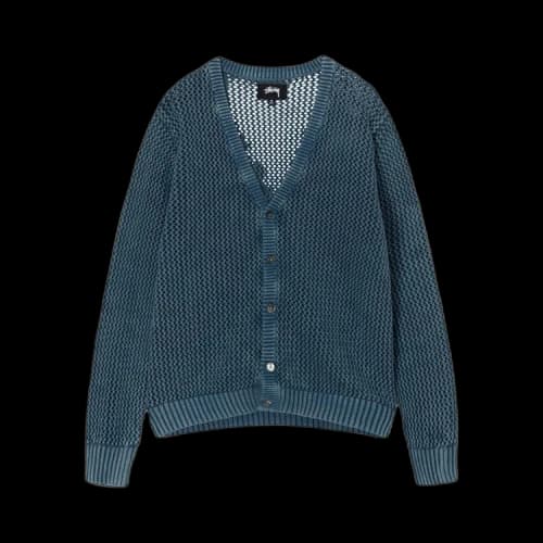Stussy Loose Gauge Cardigan 'Blue'