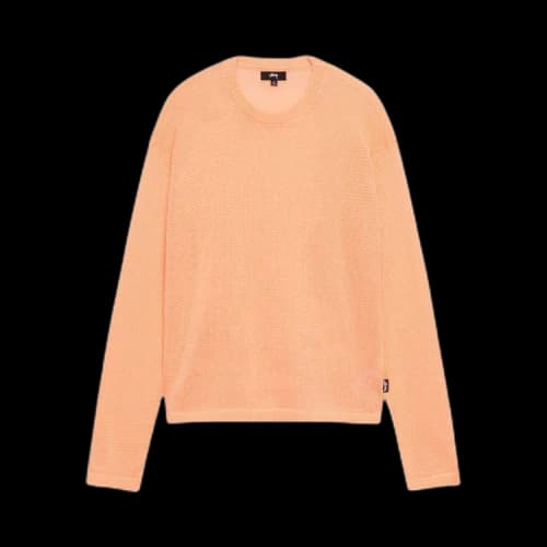 Stussy Light Sensitive Yarn Sweater Orange