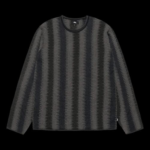 Stussy Shadow Stripe Sweater Olive