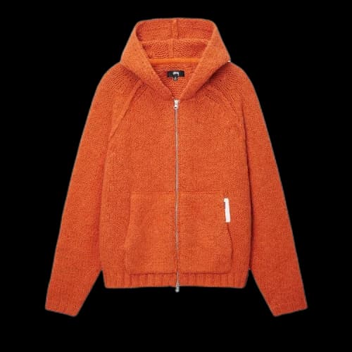 Stussy Chunky Knit Zip Hoodie 'Tera'