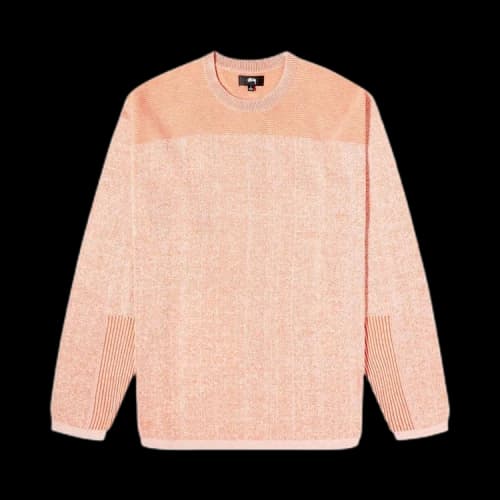 Stussy Engineered Panel Sweater Orange