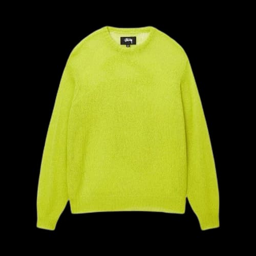 Stussy Loose Knitwear Sweater Lime