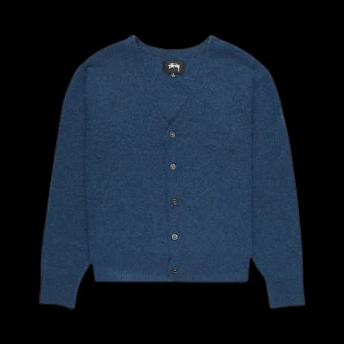 Stussy Brushed Cardigan 'Blue'