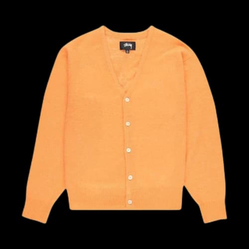 Stussy Brushed Cardigan Peach