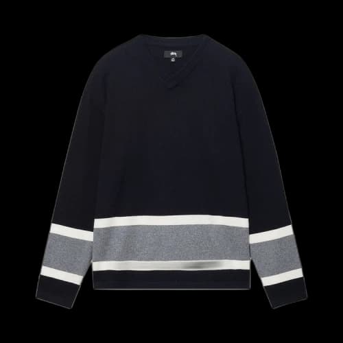 Stussy Hockey Sweater 'Black'