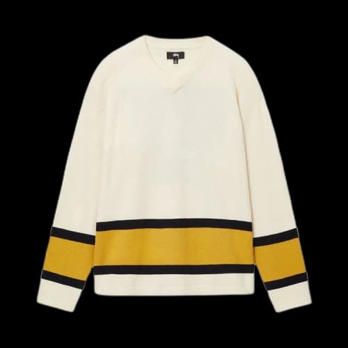 Stussy Hockey Sweater 'Natural'