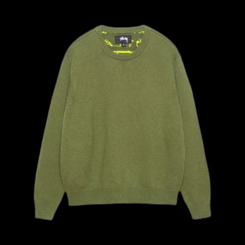 Stussy Laguna Icon Sweater 'Dark Green'