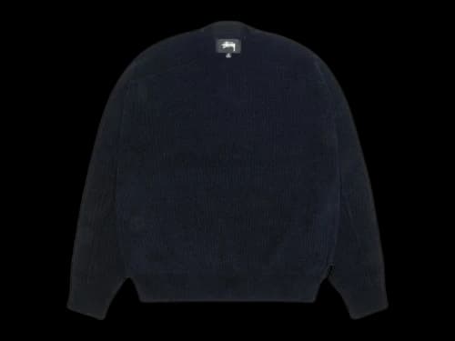 Stussy Exposed Seam Crew Black