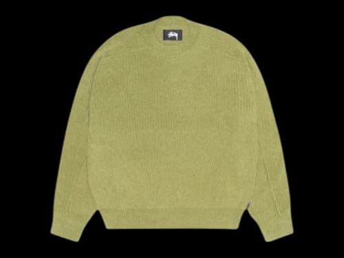 Stussy Exposed Seam Crew Green