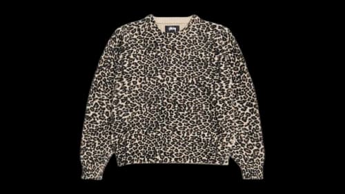 Stussy Leopard Sweater Leopard