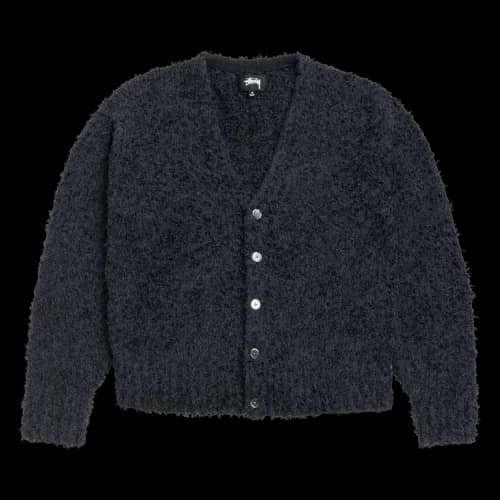 Stussy Textured Cardigan 'Black'