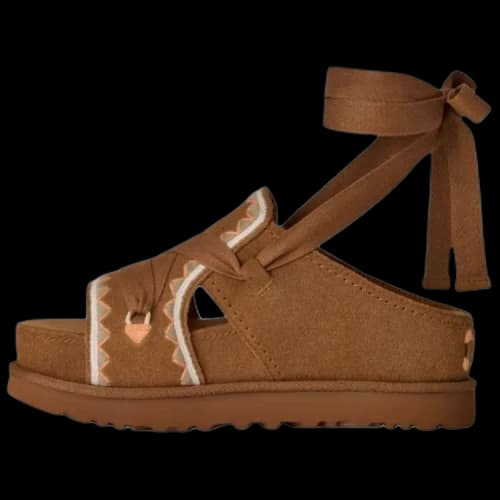UGG Goldenstar Hi Artistitch Slide Chestnut Multi (Women's)
