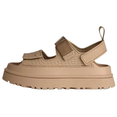 UGG GoldenGlow Embossed Sandal Mustard Seed (Women's)