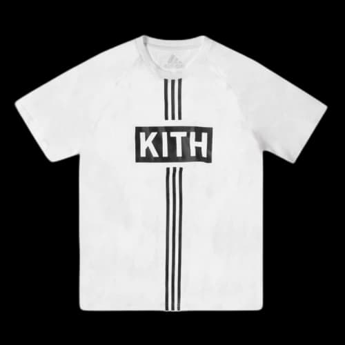 Kith x Adidas Soccer Classic Logo Tee 'White/Black'