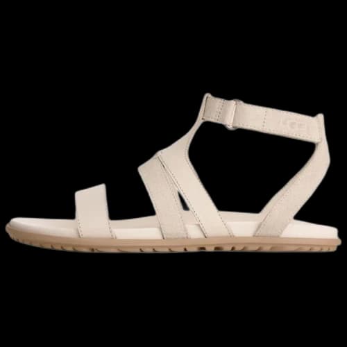UGG Solivan Cow Leather Roman Sandals Women's White