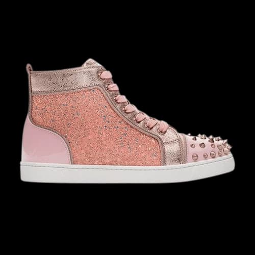 Christian Louboutin Louis Degra Spikes High 'Pink Glitter' (Women's)