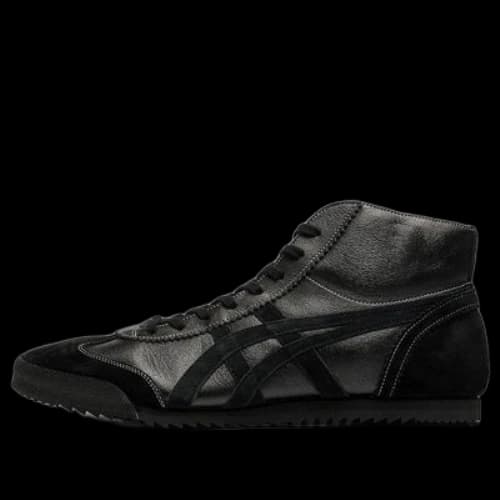 Onitsuka Tiger Mexico 66 Mid Runner Deluxe Nippon Made Black