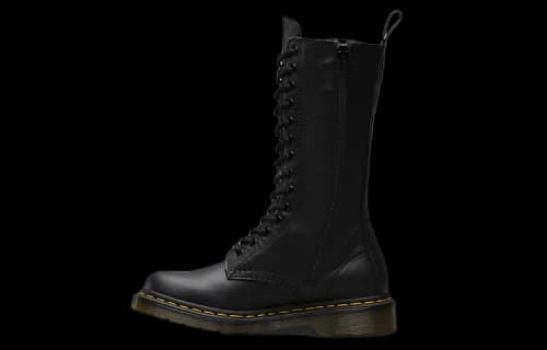 Dr. Martens 1B99 Leather Mid Calf Boot 'Black Virginia' (Women's)