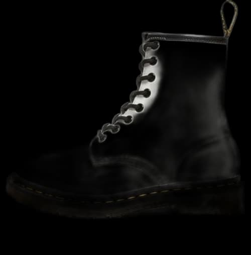 Dr.Martens 1460 Patent Leather Lace Up Boots 'White' (Women's)