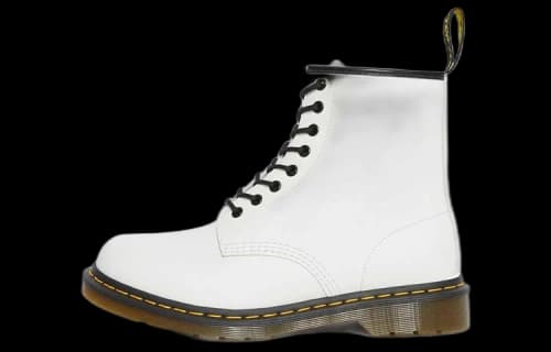 Dr. Martens 1460 Smooth Leather Lace Up Boot White